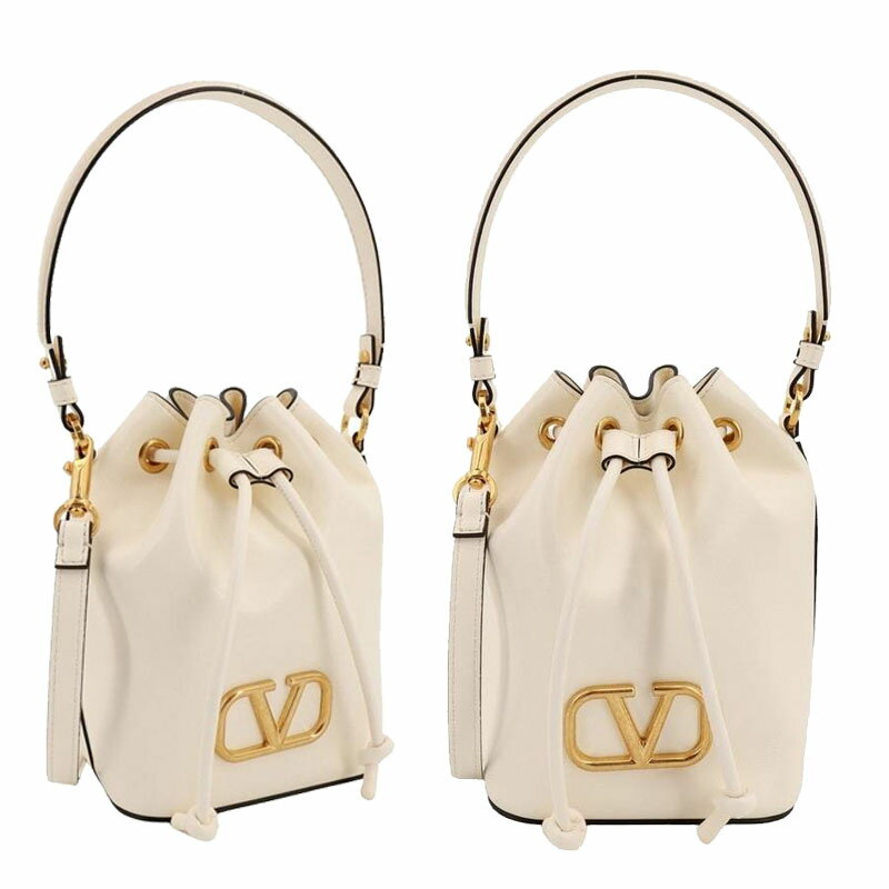 乐天商城 - HE&SHE [送料無料] VALENTINO★ バレンチノ SIGNATURE V BUCKET BAG シグネチャVバケットバッグ レディース 女性 女子 クロスバッグ ミニバッグ 4W2P0Z44 VNL 098