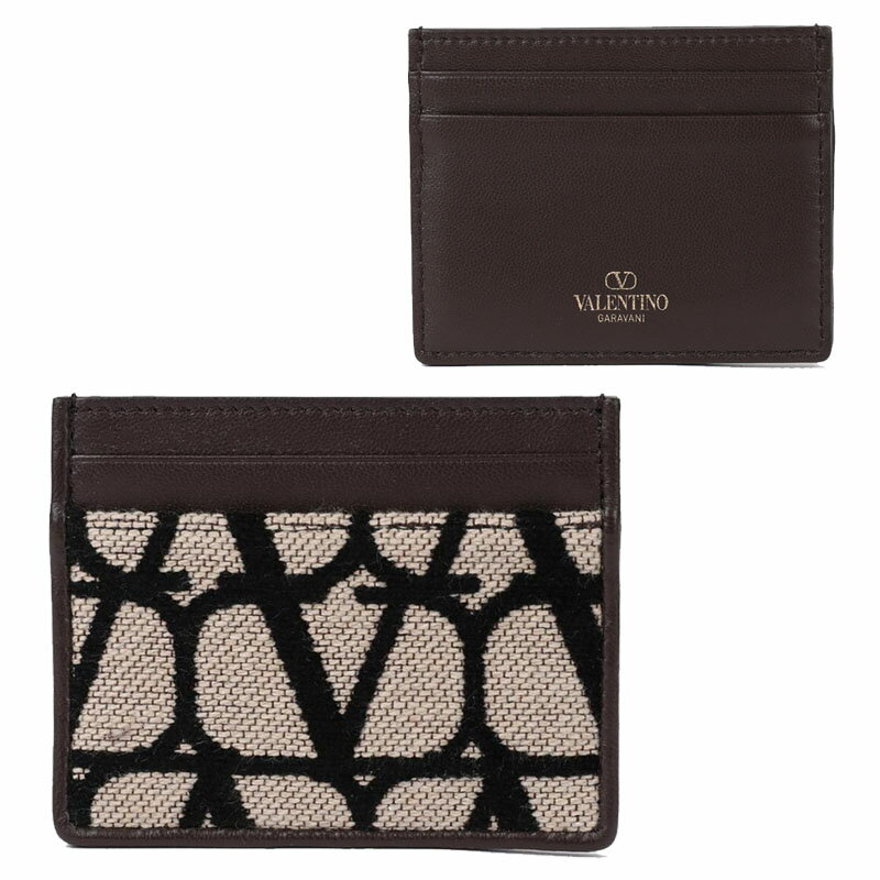 乐天商城 - HE&SHE [送料無料] VALENTINO★ バレンチノ ICONOGRAPH CARD CASE イコノグラフカードケース カードホルダー レザー財布 カード入れ スモール 3W2P0Z41 CNN 6ZN