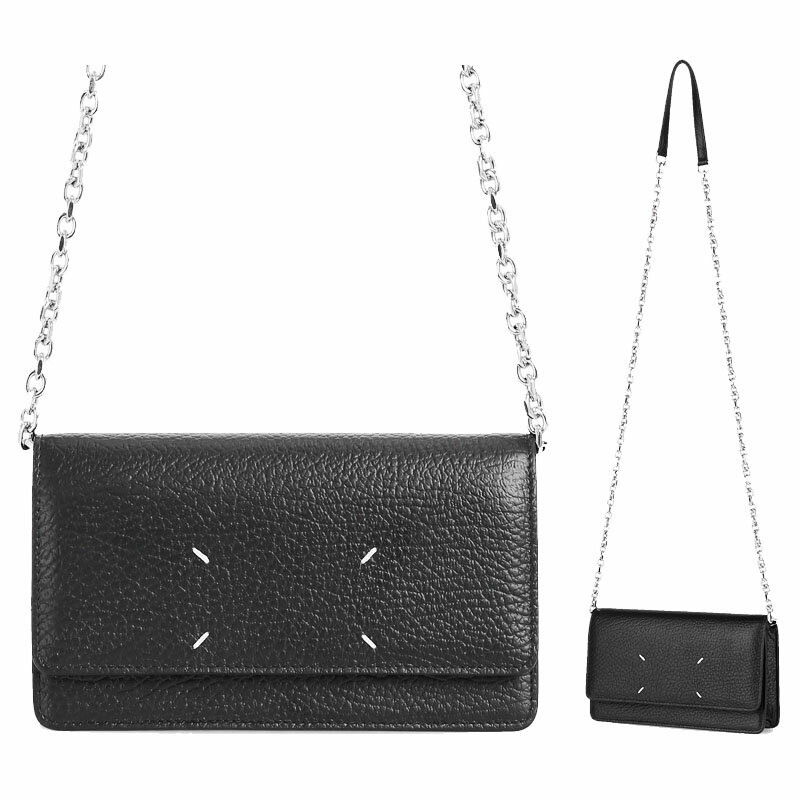 乐天商城 - HE&SHE【送料無料】MAISON MARGIELA メゾンマルジェラ STITCH CHAIN WALLET CROSS BAG ミスティッチチェーンウォレットクロスバッグ 男女兼用 レディース プレゼント ウォレットバッグ ショルダーバッグ SA3UI0008 P4455 T8013