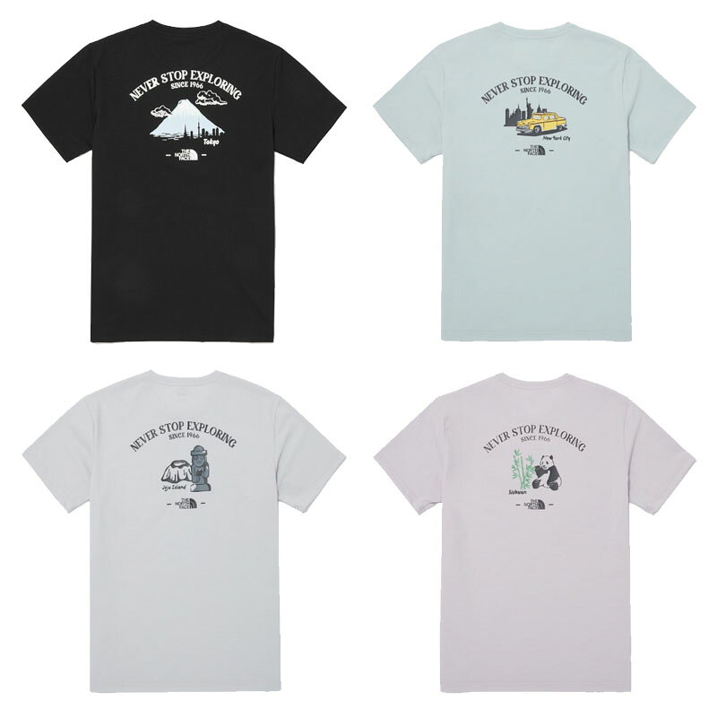 乐天商城 - HE&SHE [送料無料] ノースフェイス THE NORTH FACE KOREA 24SS メンズシティトラベル半袖Tシャツ M'S CITY TRAVEL S/S R/TEE メンズ 男性 男子 ストリート カジュアル スポーティ アクティビティ NT7UQ12