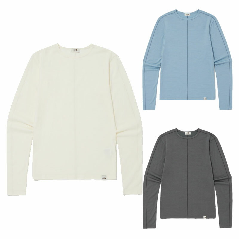 Rakuten - HE&SHE [送料無料] ノースフェイス THE NORTH FACE KOREA 24SS ウーマベルカウール長袖Tシャツ W'S VELUCA WOOL L/S R/TEE レディース ストリート スポーティ カジュアル カットソー WHITE LABEL ホワイトレーベル 韓国 NT7TQ31