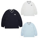 HE&SHE [送料無料] ノースフェイス THE NORTH FACE KOREA 24SS アイスランVクルーネックスウェットシャツ ICE RUN V CREWNECK ユニセックス メンズ レディース 長袖 スポーティ ストリート カジュアル トレーナー 韓国 WHITE LABEL ホワイトレーベル NM5MQ04