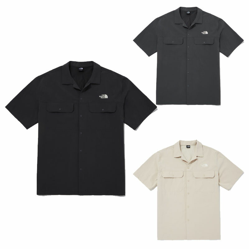 HE&SHE [送料無料] ノースフェイス THE NORTH FACE KOREA 24SS メンズカンテ半袖シャツ M'S KANTE SHIRTS 長袖 スポーティ ストリート カジュアル シャツ 韓国 NH8SQ02