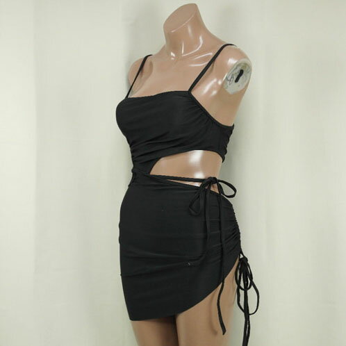 HE&SHE 【送料無料】 2024SS ワンピース水着 大人水着 バカンス水着 夏休み デイリー水着 モノキニ 無地 ホルターネック 大人水着 BIKI-2402