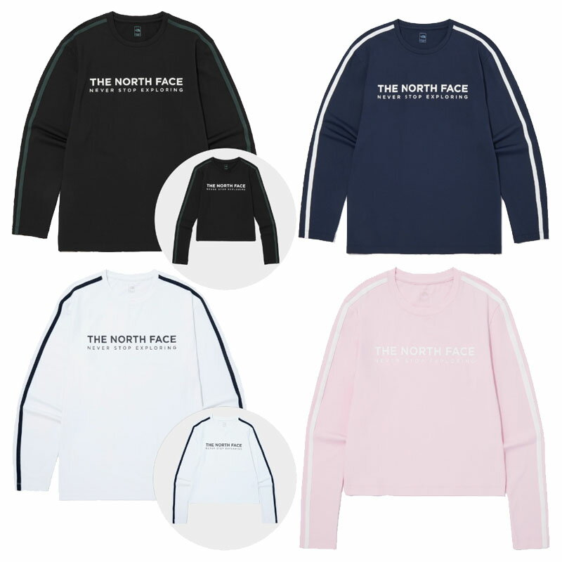 HE&SHE [送料無料] ノースフェイス THE NORTH FACE KOREA 24SS アイスバイブル長袖Tシャツ ICE VIBE L/S R/TEE ユニセックス メンズ レディース 男女兼用 ストリート カジュアル スポーティ 通風 機能性 ストレッチ 伸縮 運動 アクティビティ NT7TQ18