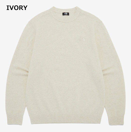 HE&SHE [送料無料] ノースフェイス THE NORTH FACE KOREA 24SS メンズリーウールトレーナー M'S RE:WOOL SWEATER メンズ 男性 男子 長袖 セーター ニット スポーティ ストリート カジュアル 韓国 NT7AQ53