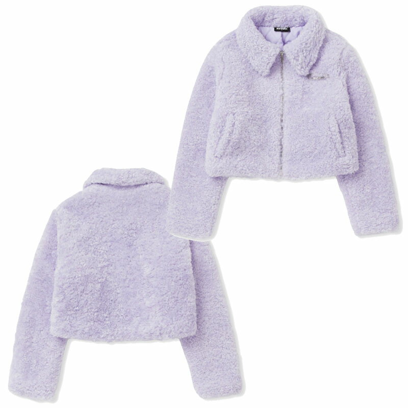 乐天商城 - NERDY ノルディ 【正規品】 25FW ウーマンカリーファージャケット W'S CURLY FUR JACKET レディース 女性 女子 韓国ブランド 韓国ファッション 新品 スポーティ カジュアル ストリート フリースジャケット HE&SHE [送料無料]