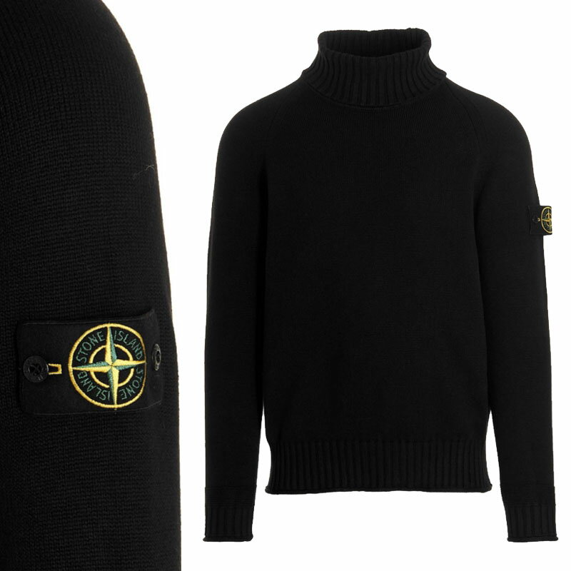 ストーンアイランド 【正規品】 STONE ISLAND 22AW ワッペンパッチタートルネックニット WAPPEN PATCH TURTLE-NECK KNI...