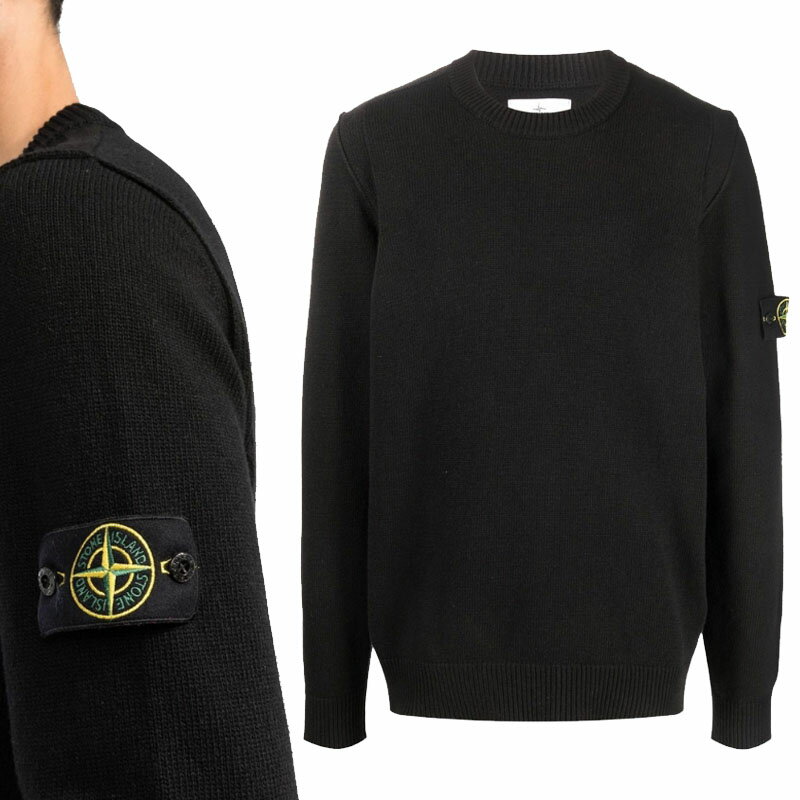 ストーンアイランド 【正規品】 STONE ISLAND 22AW ワッペンクルーネックニット WAPPEN CREW-NECK KNIT ユニセックス メンズ...