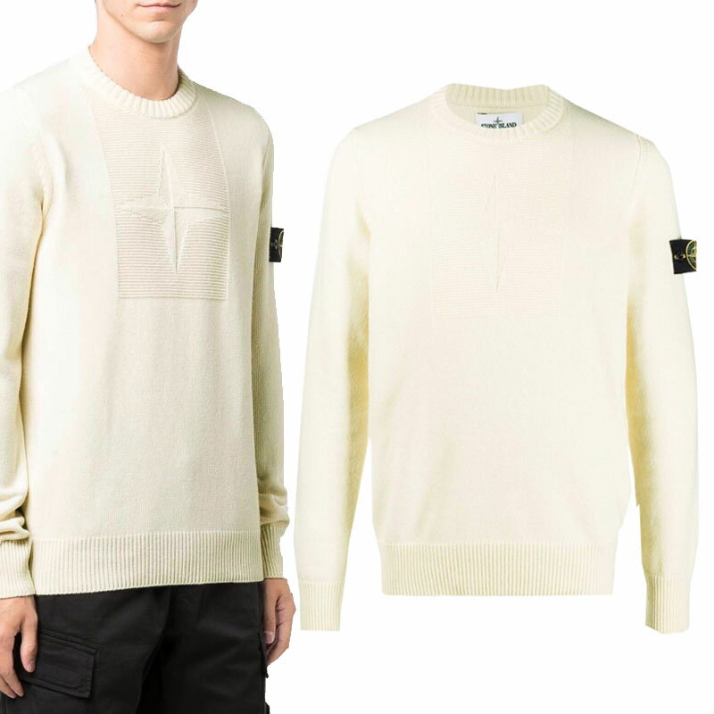 ストーンアイランド 【正規品】 STONE ISLAND 21AW ワッペンクルーネックウールニット WAPPEN CREW-NECK WOOL KNIT ユニ...