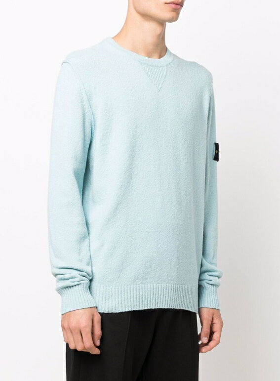 ストーンアイランド 【正規品】 STONE ISLAND 22SS ワッペンパッチラウンドニット WAPPEN PATCH ROUND KNIT ユニセックス メンズ レディース ストリート カジュアル HE&SHE [送料無料] 7615548D2 V0044
