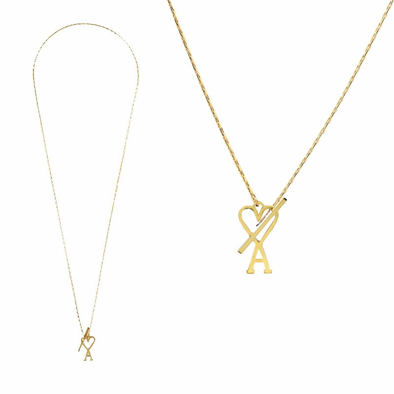 乐天商城 - AMI PARIS アミパリス ハートロゴチェーンネックレス HEAR LOGO CHAIN NECKLACE ユニセックス メンズ レディース カジュアル クラシック プレゼント HE&SHE [送料無料] UJW916 361 902