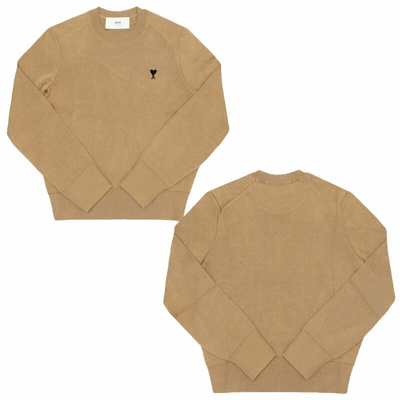 AMI PARIS ���ߥѥꥹ �����ޥ󥹥⡼��ϡ��ȥ����˥å� W'S SMALL HEART LOGO KNIT ��ǥ����� ���� ���� �����奢�� ���饷...