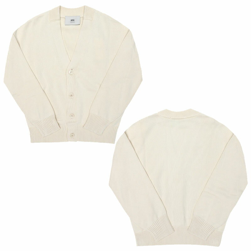 AMI PARIS アミパリス クロシェーロゴカーディガン CROCHER LOGO CARDIGAN ユニセックス メンズ レディース 男女兼用 カジュアル ...