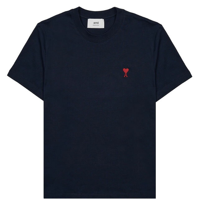 乐天商城 - AMI PARIS アミパリス ハートロゴT-シャツ HEART LOGO T-SHIRT ユニセックス メンズ レディース 男女兼用 カジュアル クラシック プレゼント HE&SHE [送料無料] BFUTS035 724 430 114385