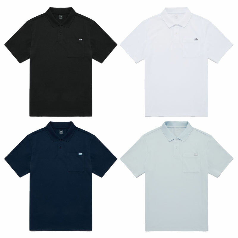 乐天商城 - ノースフェイス THE NORTH FACE KOREA 【正規品】 25SS メンズクールマックスポケット半袖ポロシャツ M'S CMX POCKET S/S POLO 男性 男子 ストリート カジュアル カットソー 韓国 HE&SHE [送料無料] NT7PR11