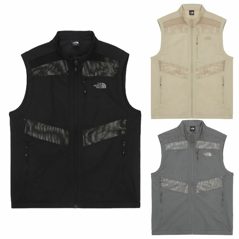 ノースフェイス THE NORTH FACE KOREA 【正規品】 25SS メンズメッシュフライベスト M'S MESH FLY VEST 男性 男子 山登り アウトドア 軽量ベスト ストリート カジュアル 韓国 HE&SHE [送料無料] NV5VR00