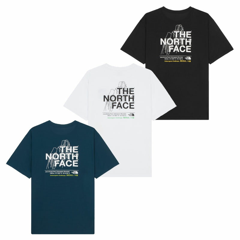 乐天商城 - ノースフェイス THE NORTH FACE KOREA 【正規品】 25SS ドボン山半袖Tシャツ DOBONGSAN S/S R/TEE ユニセックス メンズ レディース ストリート カジュアル カットソー WHITE LABEL ホワイトレーベル 韓国 HE&SHE [送料無料] NT7UR66