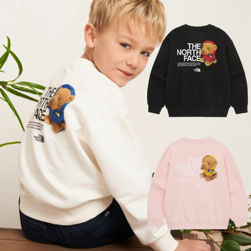 乐天商城 - ノースフェイス THE NORTH FACE KOREA 【正規品】 25SS キッズアニメートスウェットシャツ K'S ANI-MATE SWEATSHIRTS 男の子 女の子 男女兼用 ユニセックス ストリート カジュアル トレーナー 長袖 韓国 HE&SHE [送料無料] NM5MR06