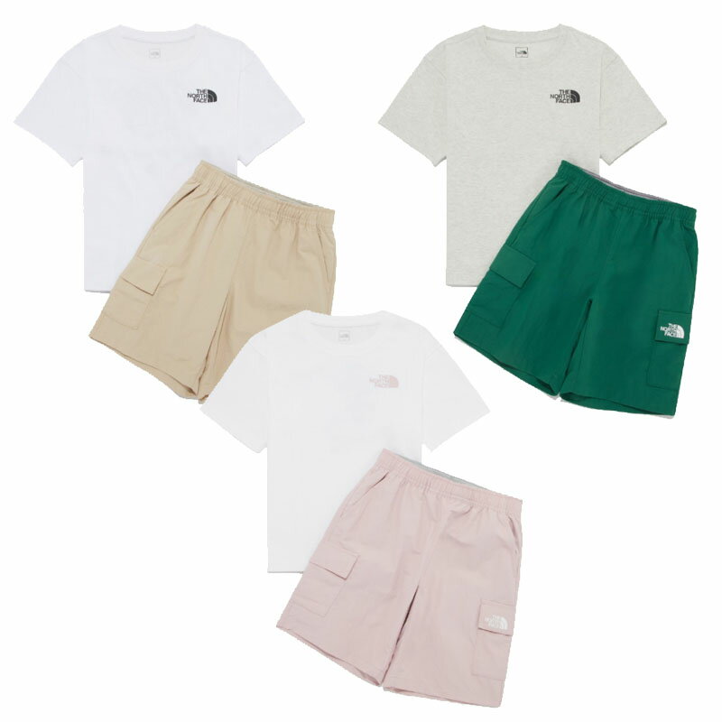 乐天商城 - ノースフェイス THE NORTH FACE KOREA 【正規品】 25SS キッズエクスプローラークルーセット K'S EXPLORER CREW SET SET 子供 男の子 女の子 カジュアル 上下セット 韓国 HE&SHE [送料無料] NT7UR20