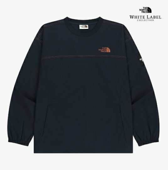 ノースフェイス THE NORTH FACE KOREA 【正規品】 25FW ロゴクルーネック長袖Tシャツ LOGO CREWNECK ユニセックス メンズ レディース ストリート カジュアル カットソー WHITE LABEL ホワイトレーベル 韓国 HE&SHE [送料無料] NM5MR53