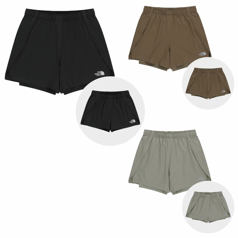 乐天商城 - ノースフェイス THE NORTH FACE KOREA 【正規品】 25FW スピードン2IN1ショッツ SPEEDON 2IN1 SHORTS ユニセックス メンズ レディース ストリート スポーティ カジュアル ショートパンツ ハーフパンツ WHITE LABEL ホワイトレーベル 韓国 HE&SHE [送料無料] NS6NR50