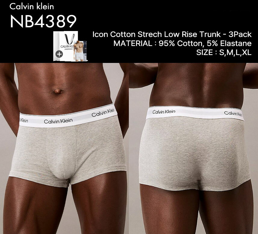 Calvin Klein Under Wear ����Х󥯥饤�� �������ʡ� ��󥺥ܥ������ѥ�� M'S BOXER PANTS 3�祻�å����� ���塡���...