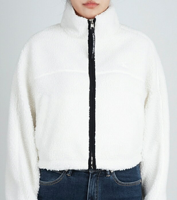 乐天商城 - Calvin Klein Performance カルバンクラインパフォーマンス 【正規品】 ウーマンクロップセルパフリースジャケット W'S CROP SHERPA FLEECE JACKET レディース 女性 女子 アウトドア アウター カジュアル HE&SHE [送料無料] J222852