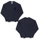 AMI PARIS アミパリス トナルクロシェーハートロゴ長袖T-シャツ TONAL CROCHER HEART LOGO L/S T-SHIRT ユニセックス...