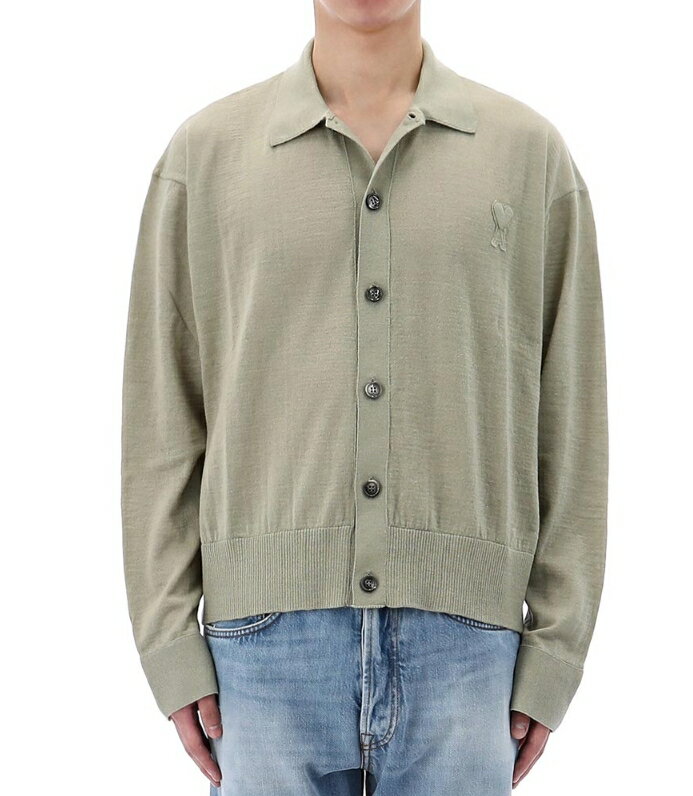 AMI PARIS ߥѥꥹ ʡ ϡȥɽǥ HEART LOGO EMBROIDERY CARDIGAN ˥å  ...