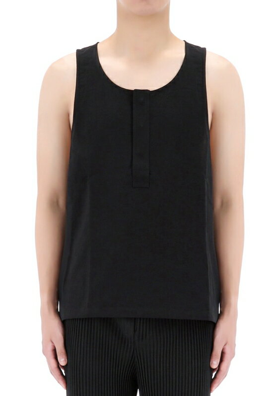 AMI PARIS ���ߥѥꥹ �������ʡ� �ɥ������ȥ�󥰥Ρ����꡼��T����� DRAW STRING SLEEVELESS ��˥��å��� ��� ��ǥ�����...