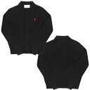 AMI PARIS アミパリス スモールハートロゴカラーカーディガン SMALL HEART LOGO COLLAR CARDIGAN ユニセックス メンズ レ...