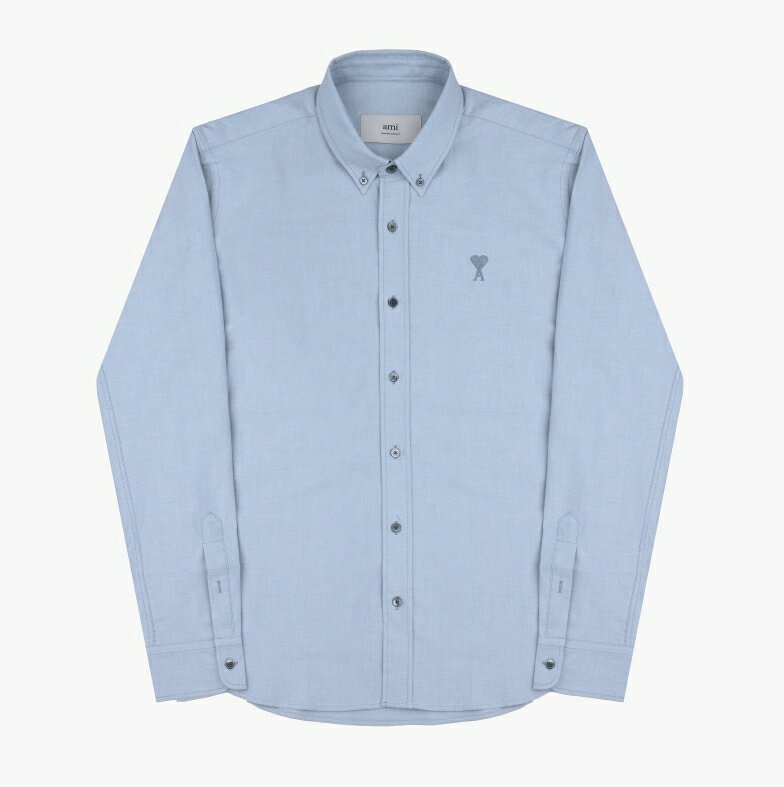 AMI PARIS アミパリス トナルスモールハートロゴ長袖シャツ TTONAL SMALL HEART LOGO L/S SHIRTS ユニセックス メンズ レディース 男女兼用 カジュアル クラシック プレゼント HE&SHE [送料無料] USH060 CO0031 4502