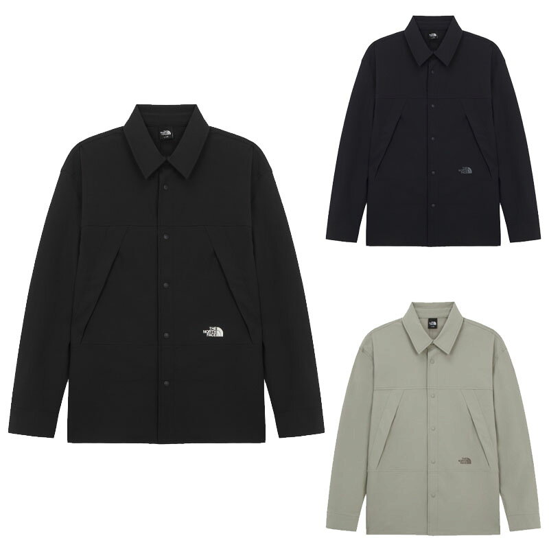 乐天商城 - ノースフェイス THE NORTH FACE KOREA 【正規品】 25FW メンズストライド長袖シャツ M'S STRIDE SHIRTS 男性 男子 カジュアルシャツ 韓国 ノースフェイスコリア HE&SHE [送料無料] NH8LR53