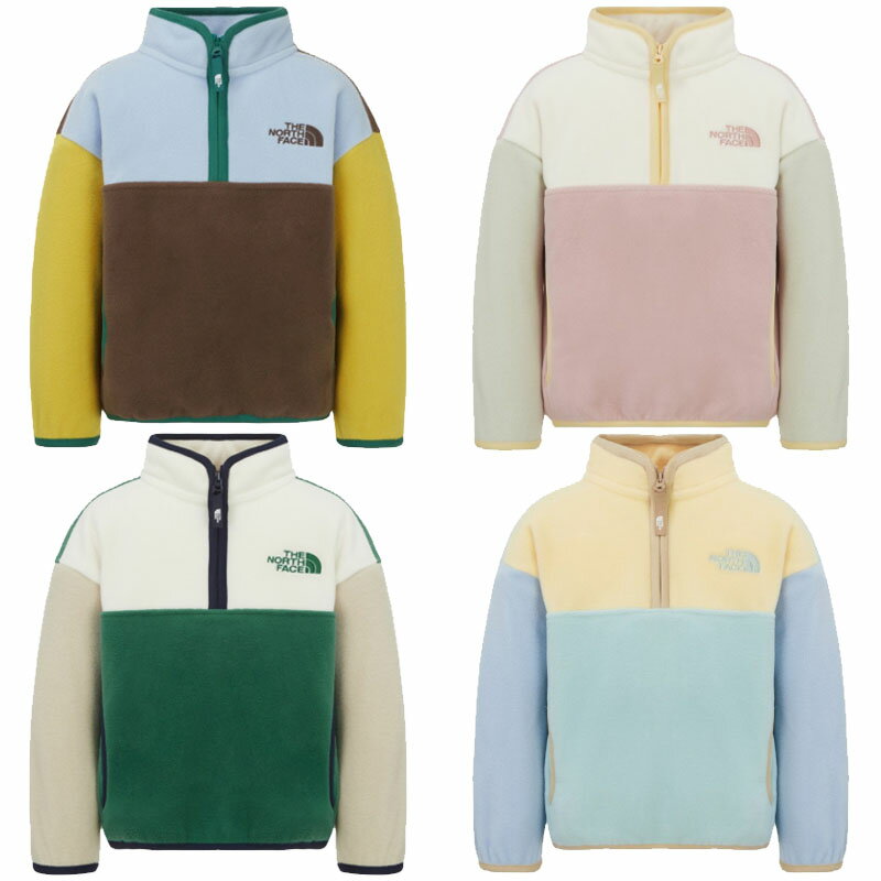 ノースフェイス THE NORTH FACE KOREA 【正規品】 25FW キッズキャンプアウトスウェットシャツ K'S CAMPOUT ANORAK 男の子 女の子 子供 キッズ カジュアル フリース ノースフェースキッズ アノラック 韓国 HE&SHE [送料無料] NT7LR56