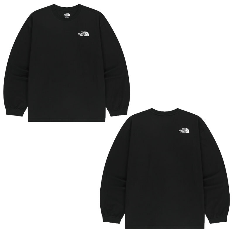 乐天商城 - ノースフェイス THE NORTH FACE KOREA 【正規品】 26SS エッセンシャル長袖ラウンドTシャツ ESSENTIAL L/S R/TEE ユニセックス メンズ レディース カジュアル カットソー WHITE LABEL ホワイトレーベル ノースフェイスコリア 韓国 HE&SHE [送料無料] NT7TS02