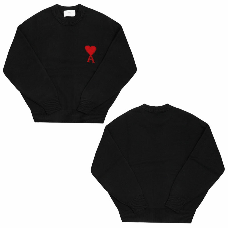 乐天商城 - AMI PARIS アミパリス 正規品 ビッグハートロゴニット BIG HEART LOGO KNIT ユニセックス メンズ レディース カジュアル クラシック プレゼント HE&SHE [送料無料] UKS838 018 009
