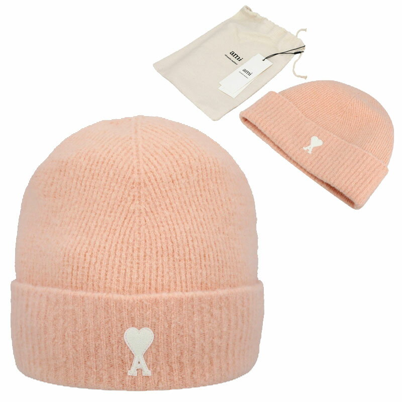 乐天商城 - AMI PARIS アミパリス ハートロゴ刺繍ビーニー HEART LOGO EMBROIDERY BIENIE ユニセックス メンズ レディース カジュアル クラシック プレゼント 帽子 ニット帽 HE&SHE [送料無料] UBO005 KN0135 6807