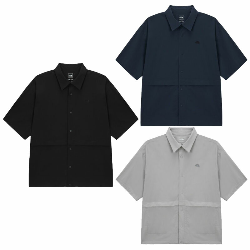 Rakuten - ノースフェイス THE NORTH FACE KOREA 【正規品】 26SS メンズアイスキューブ半袖シャケット M'S ICECUBE SHAKET 男性 男子 ストリート カジュアル ワイシャツ 韓国 HE&SHE [送料無料] NH8SS22