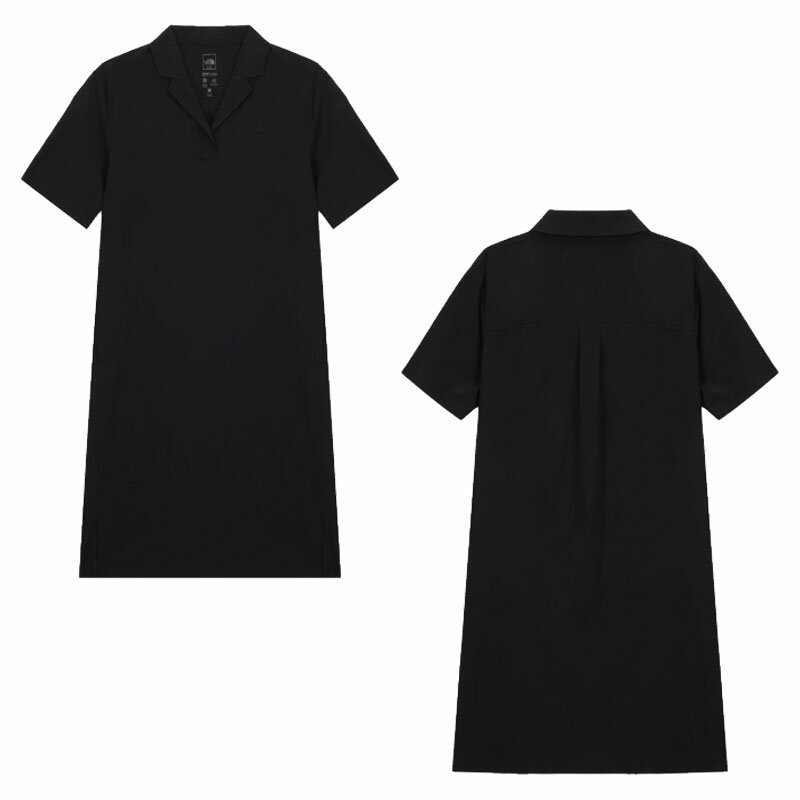 ノースフェイス THE NORTH FACE KOREA  ウーマンアイスキューブポロワンピース W'S ICECUBE COLLAR ONEPIECE レディース 女性 女子 ストリート カジュアル ドレス 霊感ワンピース 半袖ワンピース 半袖 韓国 HE&SHE  NT7ZS42