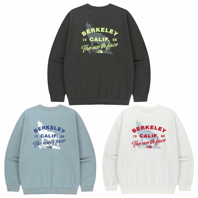 乐天商城 - ノースフェイス THE NORTH FACE KOREA 【正規品】 26SS バクリートレーナー BERKELEY SWEATSHIRTS ユニセックス メンズ レディース ストリート カジュアル スウェットシャツ WHITE LABEL ホワイトレーベル 韓国 HE&SHE [送料無料] NM5MS06