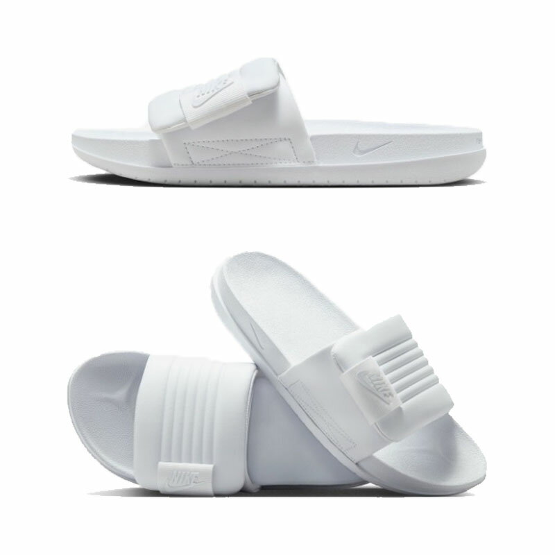 乐天商城 - ナイキ NIKE 【正規品】 オフコートアドジャストスライド OFFCOURT ADJUST SLIDE ロゴグラフィック レディース ウーマン 女性 女子 キッズ 女の子 ストリート カジュアル スリッパ サンダル ミュール HE&SHE [送料無料]