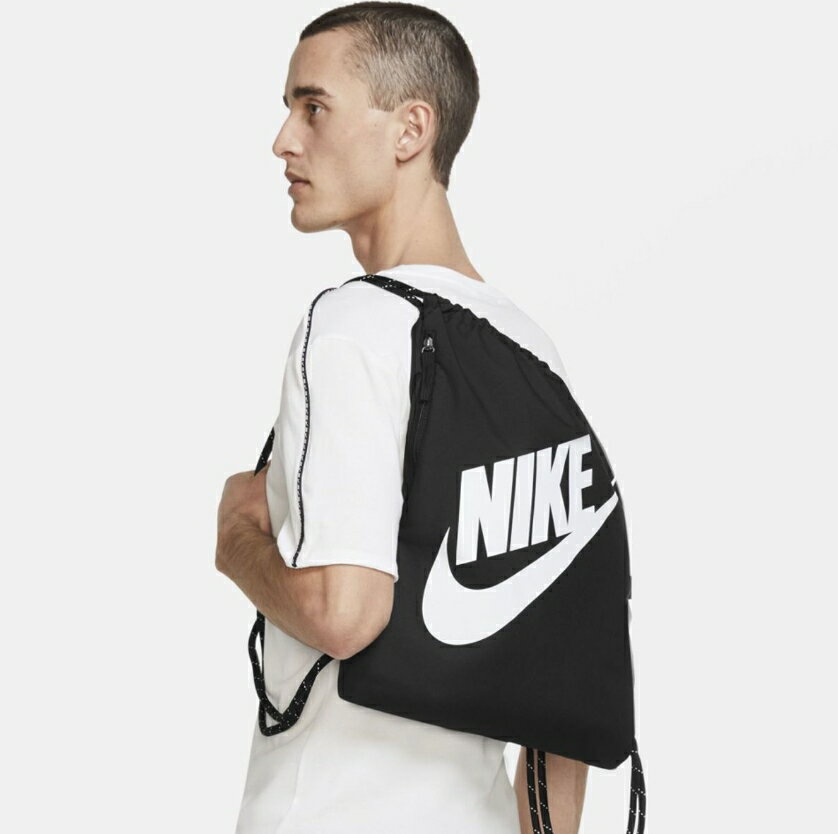 乐天商城 - ナイキ NIKE 【正規品】 ヘリテージドローストリングジームサック HERITAGE DROW STRING GIM SACK ロゴグラフィック ユニセックス メンズ レディース ストリート カジュアル デイリー HE&SHE [送料無料] DC4245-010 nike