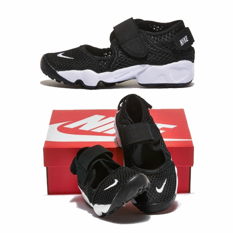 ナイキ NIKE 【正規品】 エアリフトブリーズ AIR RIFT GS/PS ロゴグラフィック レディース ウーマン 女性 女子 キッズ 女の子 ストリート カジュアル スリッパ サンダル ミュール HE SHE 送料無料 322359-014