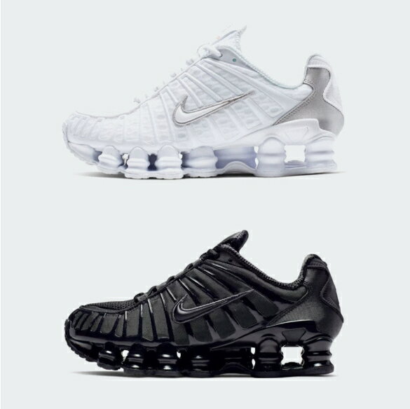 乐天商城 - ナイキ NIKE 【正規品】 ウーマンショクスTLスニーカー W'S SHOX TL SNEAKERS ロゴグラフィック レディース 女性 女子 ランニング ストリート カジュアル スニーカー デイリー HE&SHE [送料無料] AR3566-100 AR3566-002