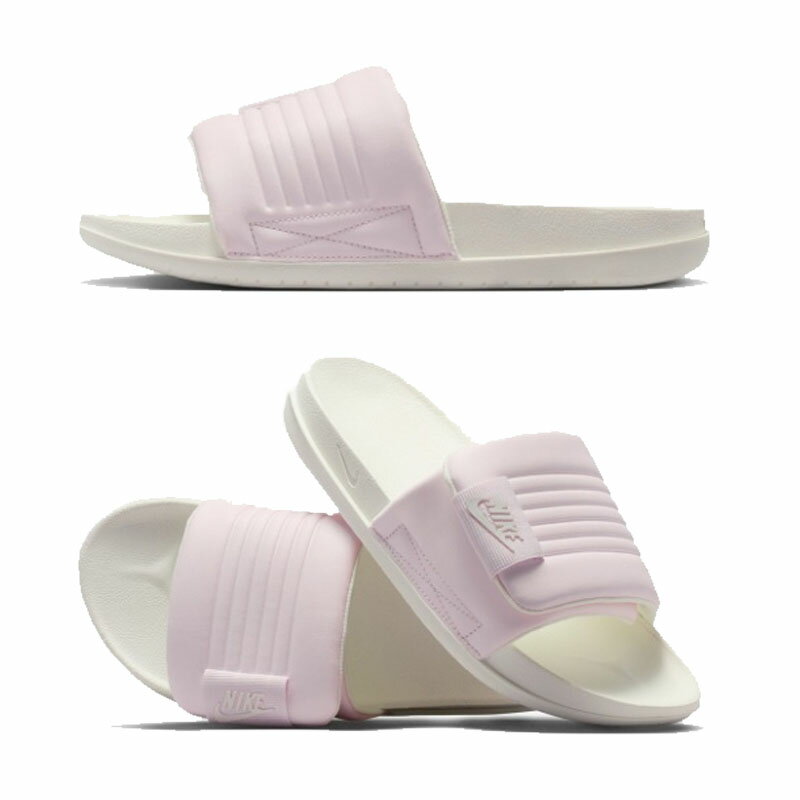 乐天商城 - ナイキ NIKE 【正規品】 オフコートアドジャストスライド OFFCOURT ADJUST SLIDE ロゴグラフィック レディース ウーマン 女性 女子 キッズ 女の子 ストリート カジュアル スリッパ サンダル ミュール HE&SHE [送料無料]