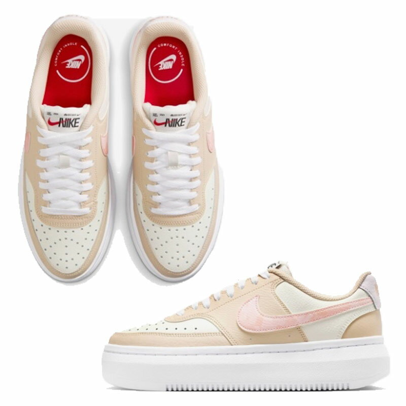 乐天商城 - ナイキ NIKE 【正規品】 コートビジョンアルタレザースニーカー W NIKE COURT VISION ALTA LTR ウーマン レディース 女性 女子 スポーティ ストリート カジュアル デイリー HE&SHE [送料無料] FD9921-181