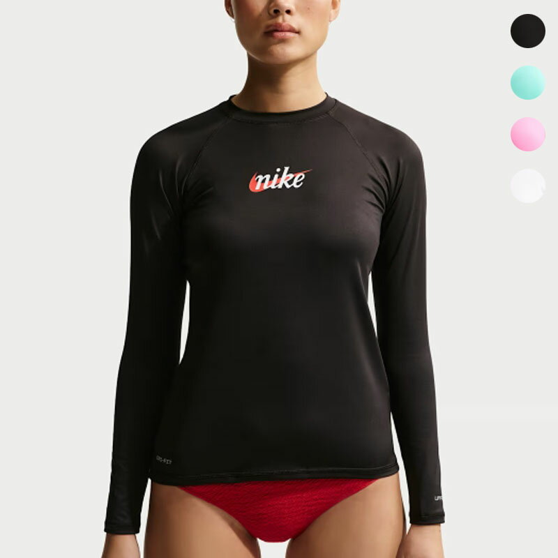 ナイキ NIKE 【正規品】 26SS スイム ハイドロガード W'S SWIM HYDROGARUD ウーマン レディース 女性 女子 ラッシュガード 水着 スイムウェア HE&SHE [送料無料] IQ7829-010 IQ7829-300 IQ7829-649 IQ7829-100