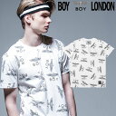 HE SHE 送料無料 【ボーイロンドン】 BOYLONDON KOREA ビックシルエット オーバーサイズ オーバーフィット ユニセックス ストリート スカル ファンキー 半袖Tシャツ B82TS1004U80