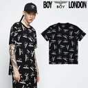 HE SHE 送料無料 【ボーイロンドン】 BOYLONDON KOREA ビックシルエット オーバーサイズ オーバーフィット ユニセックス ストリート ファンキー 半袖Tシャツ B92TS1004U89